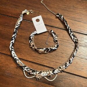LOFT Necklace & Bracelet Set